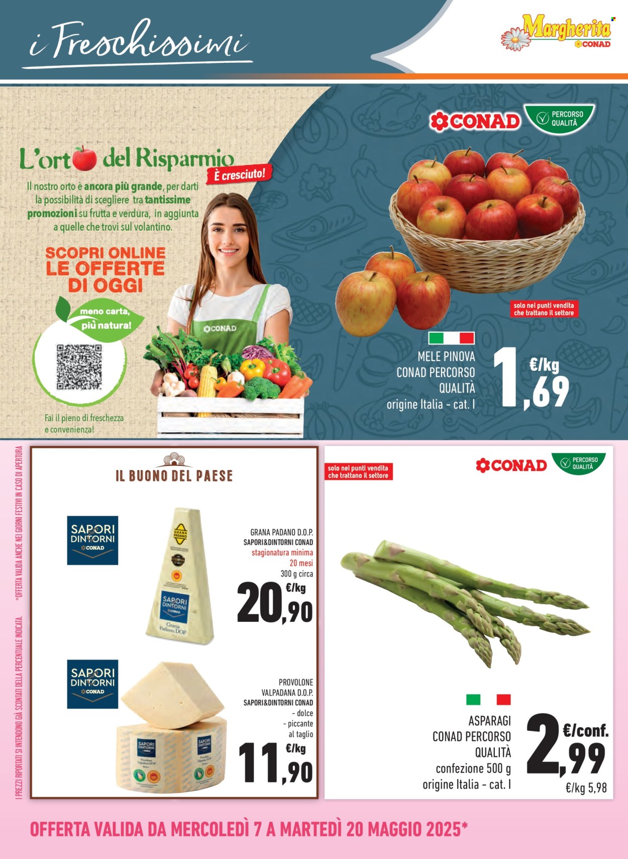 Volantino Margherita Conad - 7/5/2025 - 20/5/2025. Pagina 1