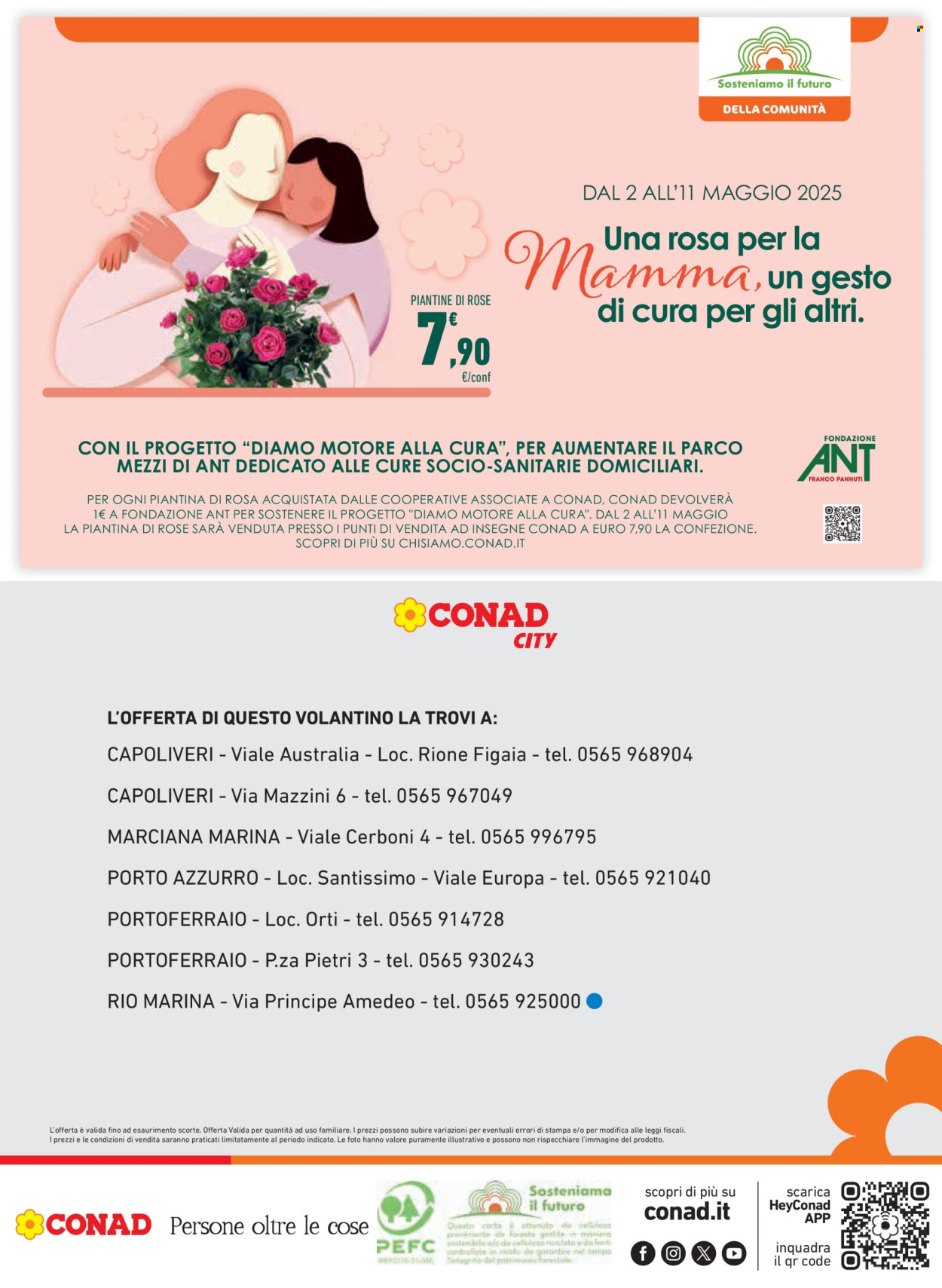 Volantino Conad City - 8/5/2025 - 21/5/2025. Pagina 1