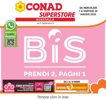 Volantino Conad Superstore - 7/5/2025 - 20/5/2025.