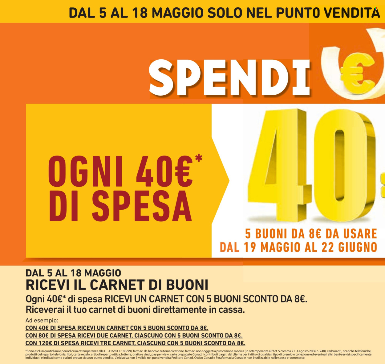 Volantino Conad Superstore - 7/5/2025 - 20/5/2025. Pagina 1