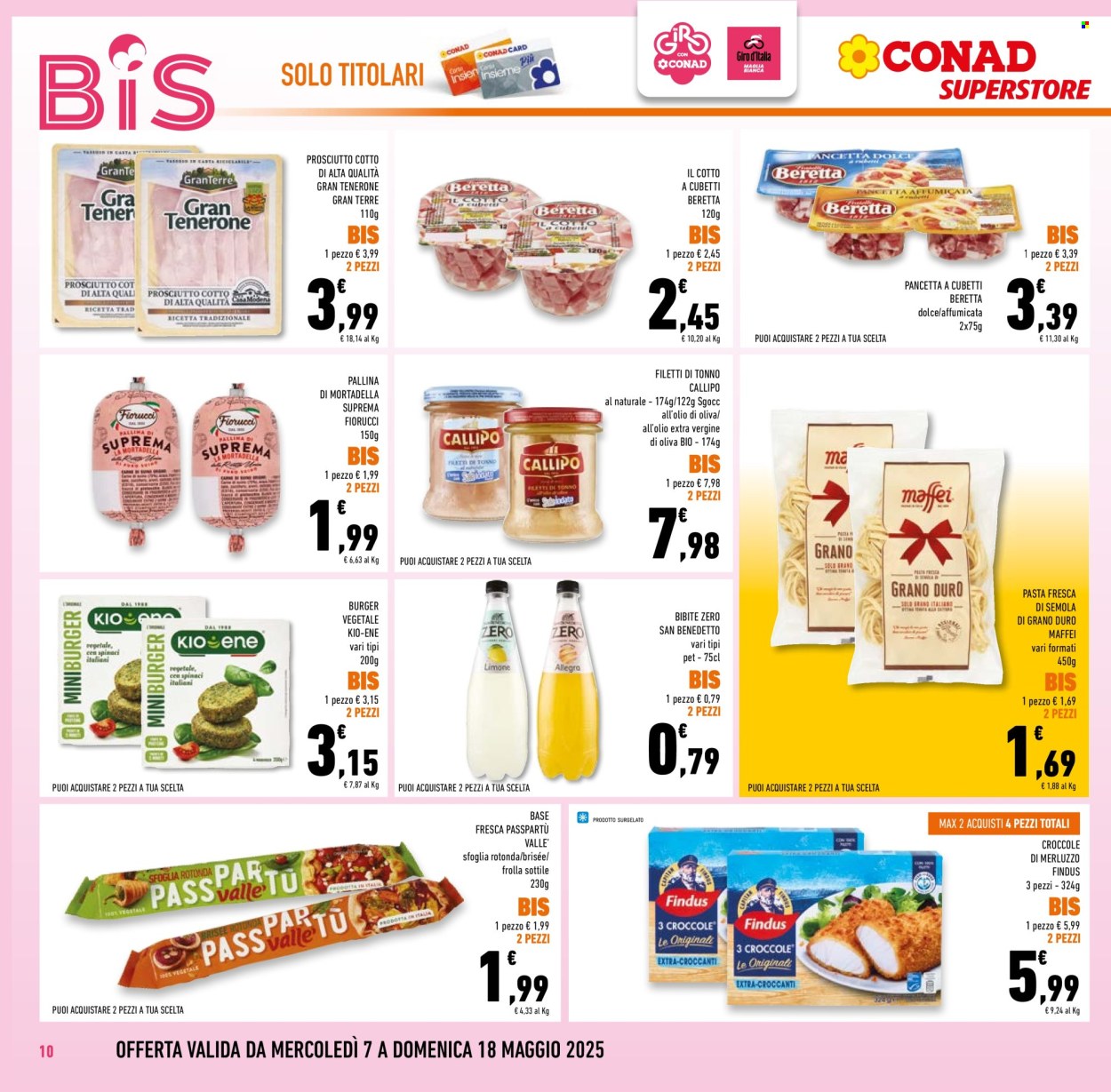 Volantino Conad Superstore - 7/5/2025 - 20/5/2025. Pagina 1