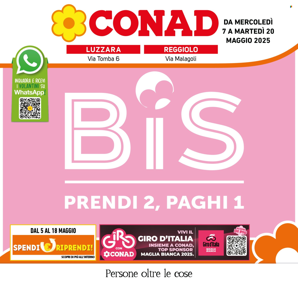 Volantino Conad - 7/5/2025 - 20/5/2025. Pagina 1