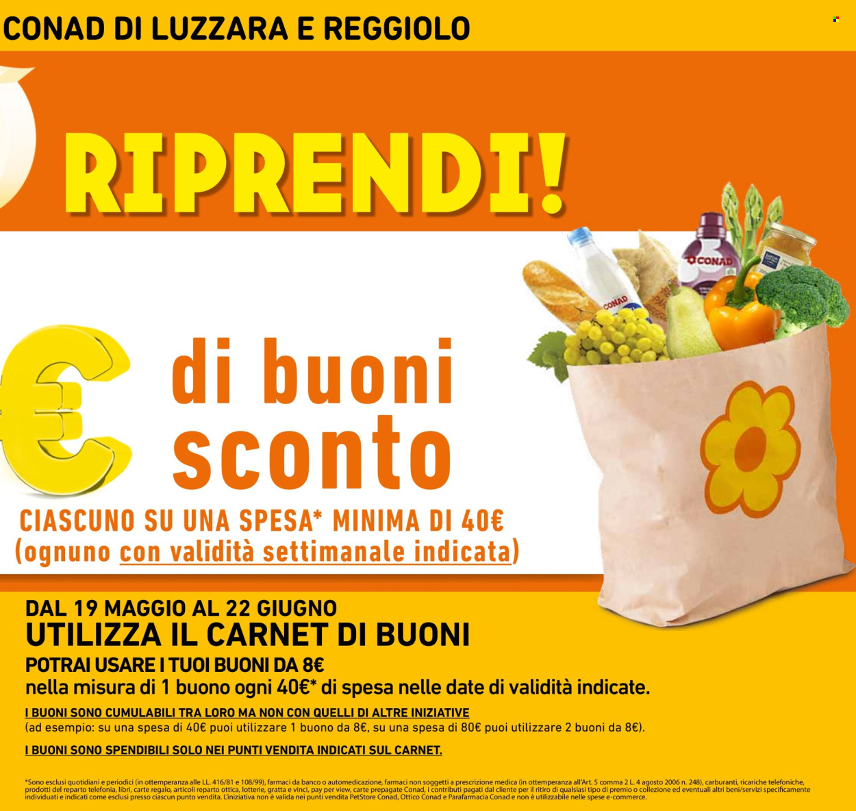 Volantino Conad - 7/5/2025 - 20/5/2025. Pagina 1