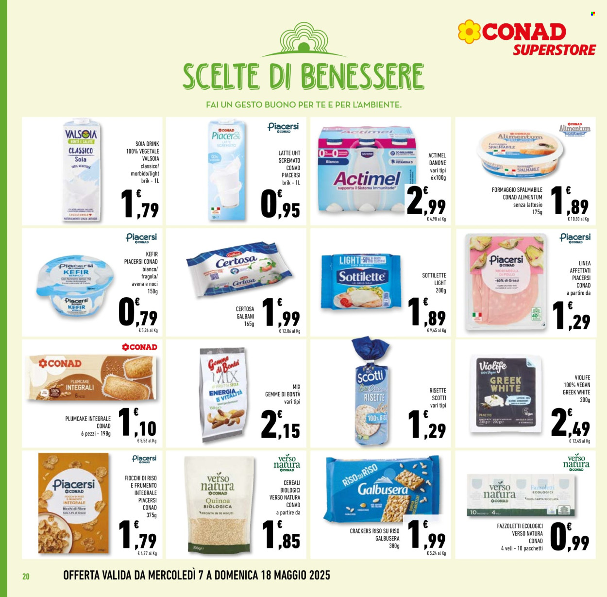 Volantino Conad Superstore - 7/5/2025 - 20/5/2025. Pagina 1