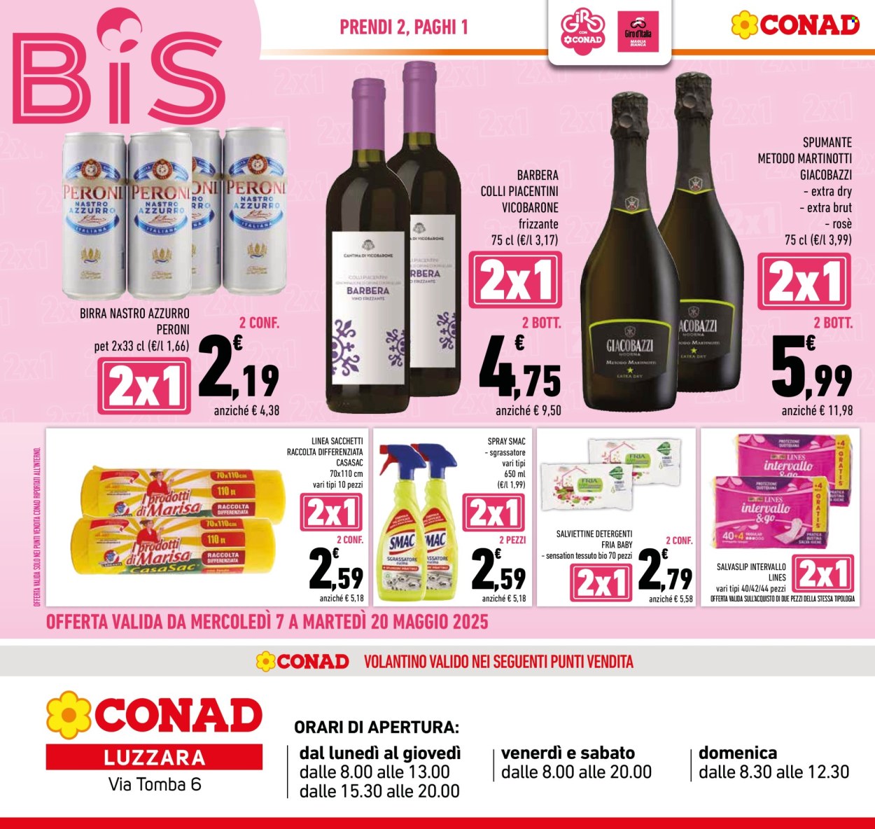 Volantino Conad - 7/5/2025 - 20/5/2025. Pagina 1