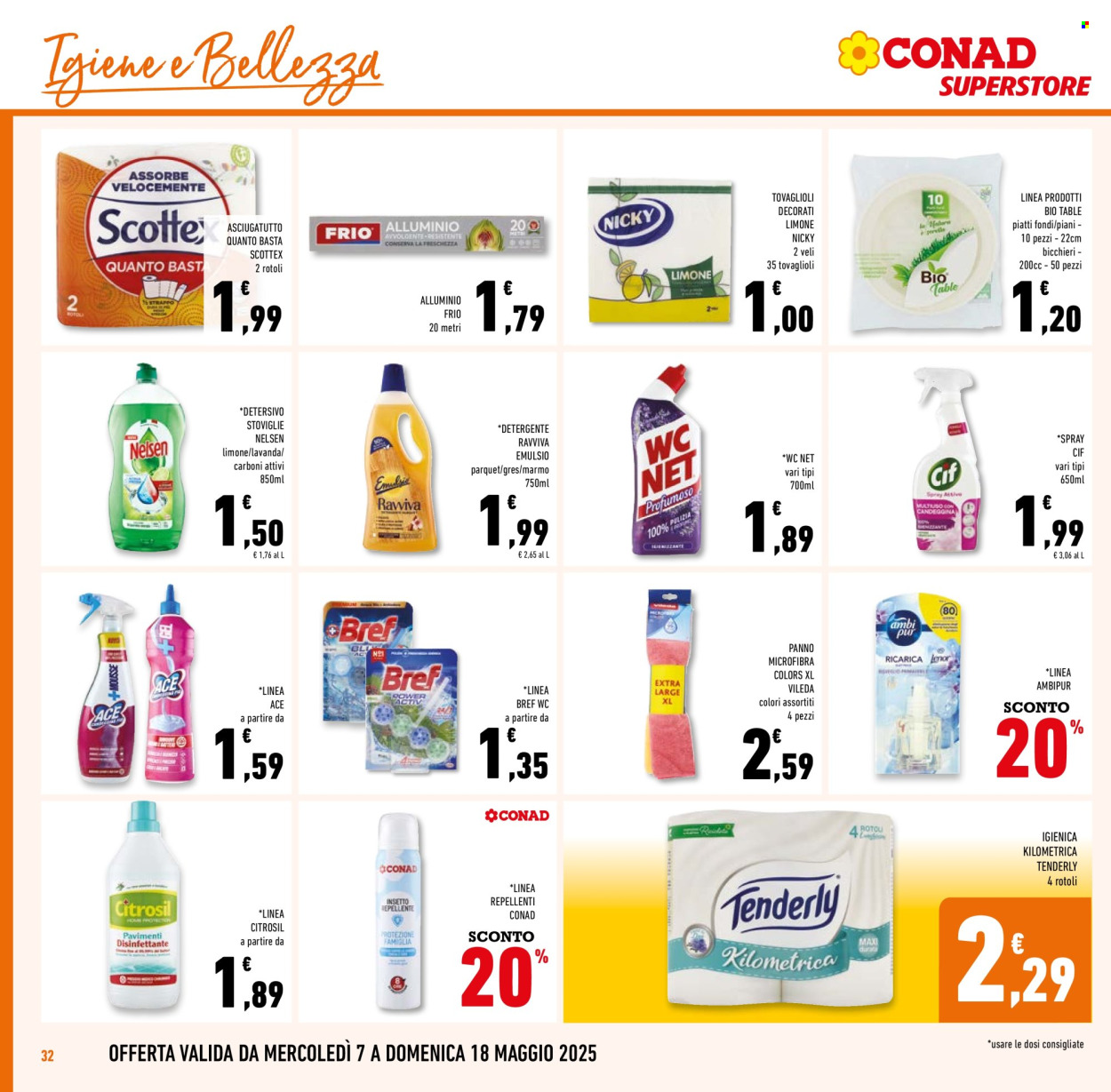 Volantino Conad Superstore - 7/5/2025 - 20/5/2025. Pagina 1
