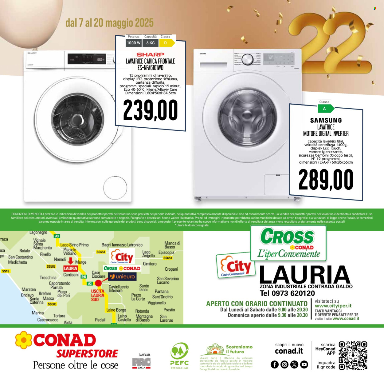 Volantino Conad Superstore - 7/5/2025 - 20/5/2025. Pagina 1