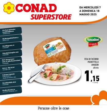 Volantino Conad Superstore - 7/5/2025 - 18/5/2025.