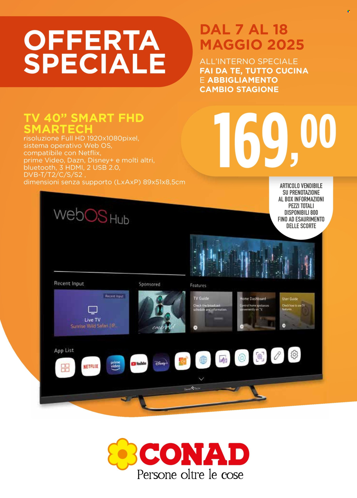 Leták Conad - 7.5.2025 - 18.5.2025. Strana 1