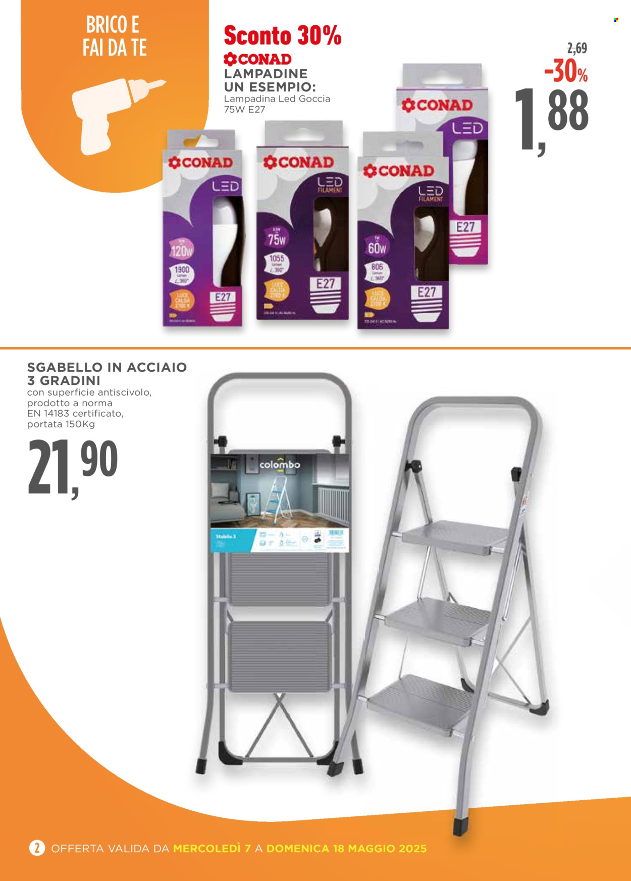 Leták Conad - 7.5.2025 - 18.5.2025. Strana 2