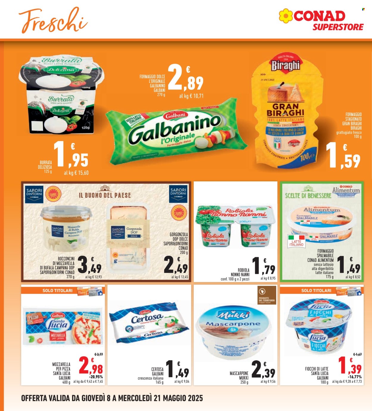 Volantino Conad - 8/5/2025 - 21/5/2025. Pagina 1