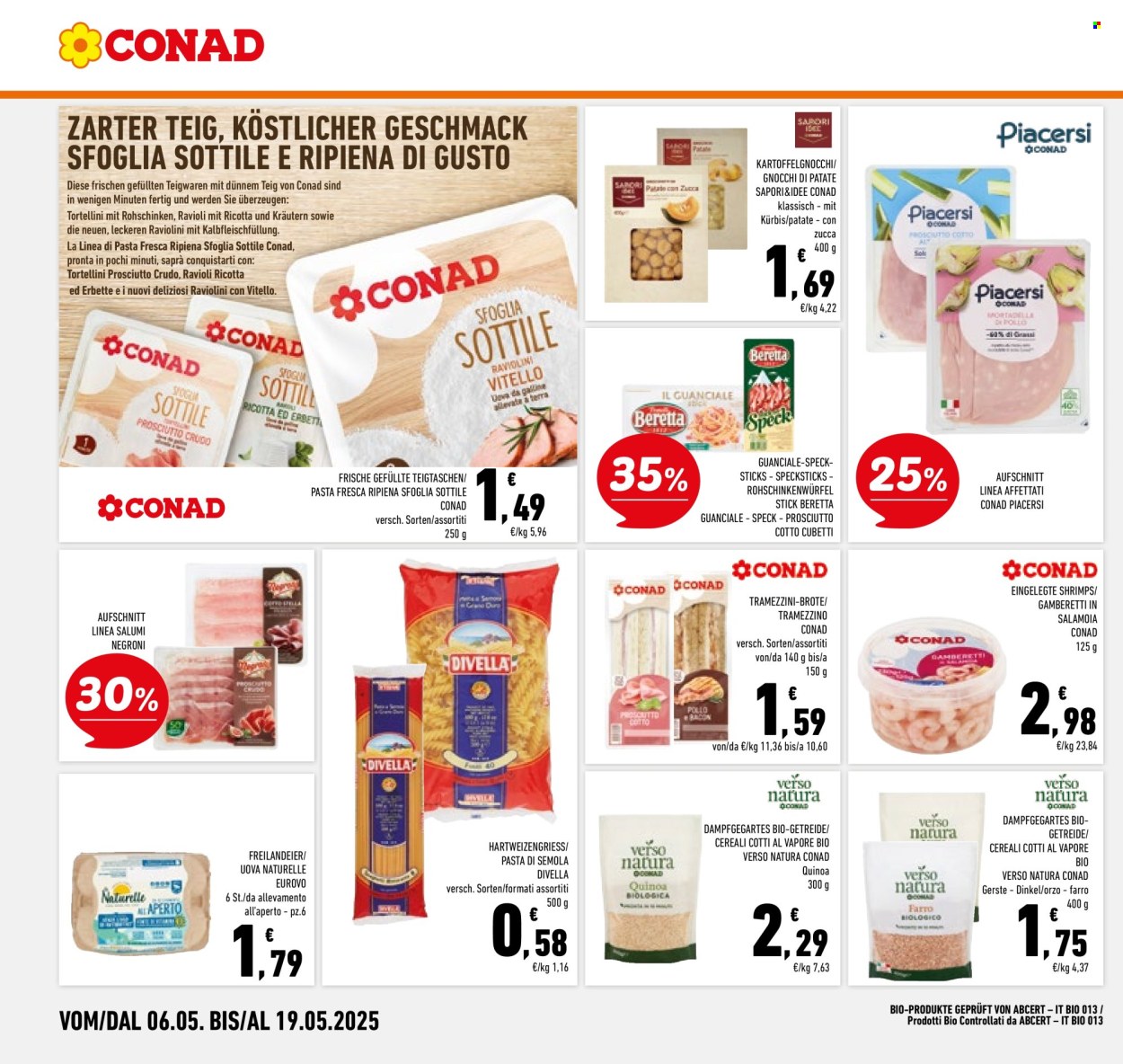 Volantino Conad - 6/5/2025 - 19/5/2025. Pagina 1