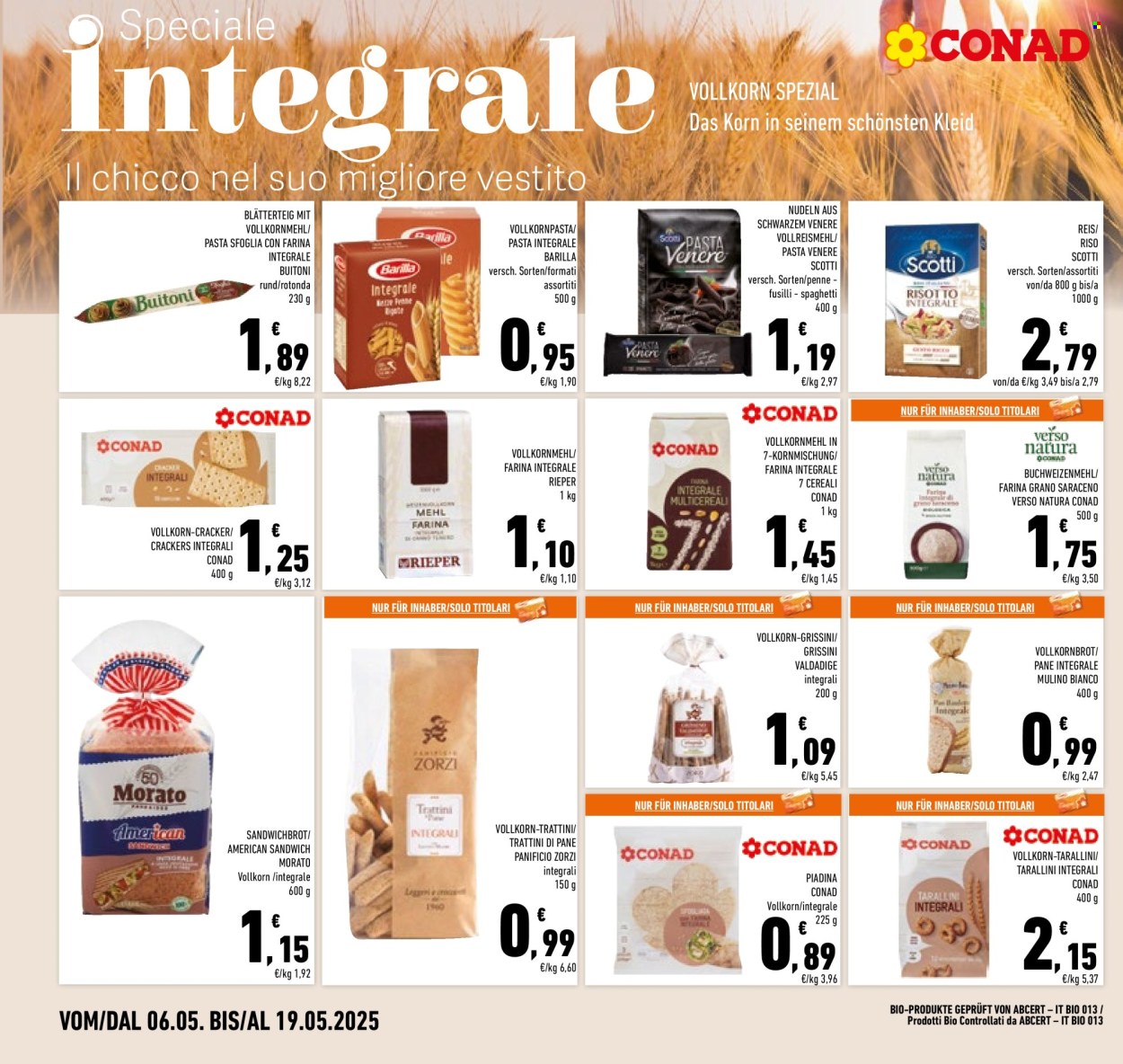Volantino Conad - 6/5/2025 - 19/5/2025. Pagina 1
