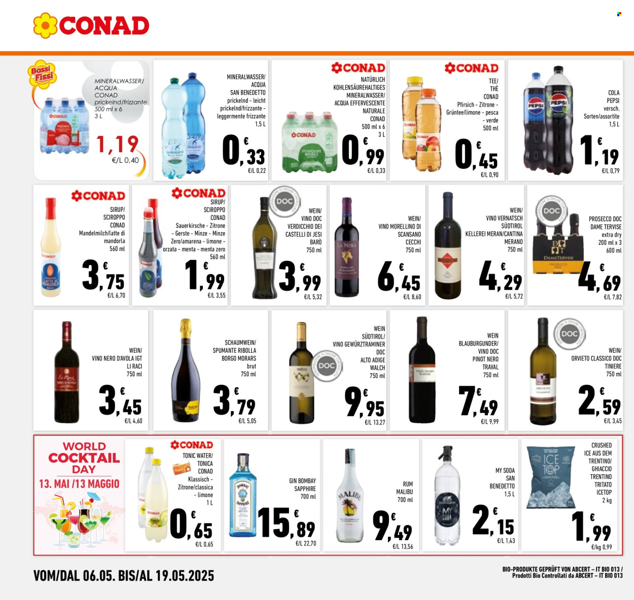 Volantino Conad - 6/5/2025 - 19/5/2025. Pagina 1