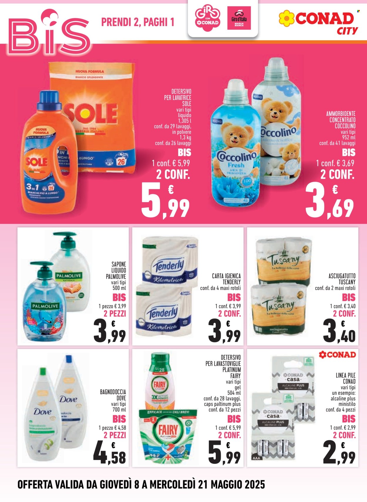 Volantino Conad - 8/5/2025 - 21/5/2025. Pagina 1