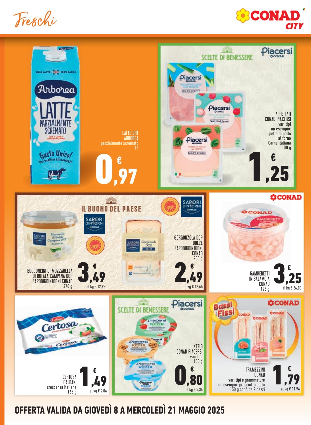 Volantino Conad - 8/5/2025 - 21/5/2025. Pagina 1