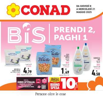 Volantino Conad - 8/5/2025 - 21/5/2025.
