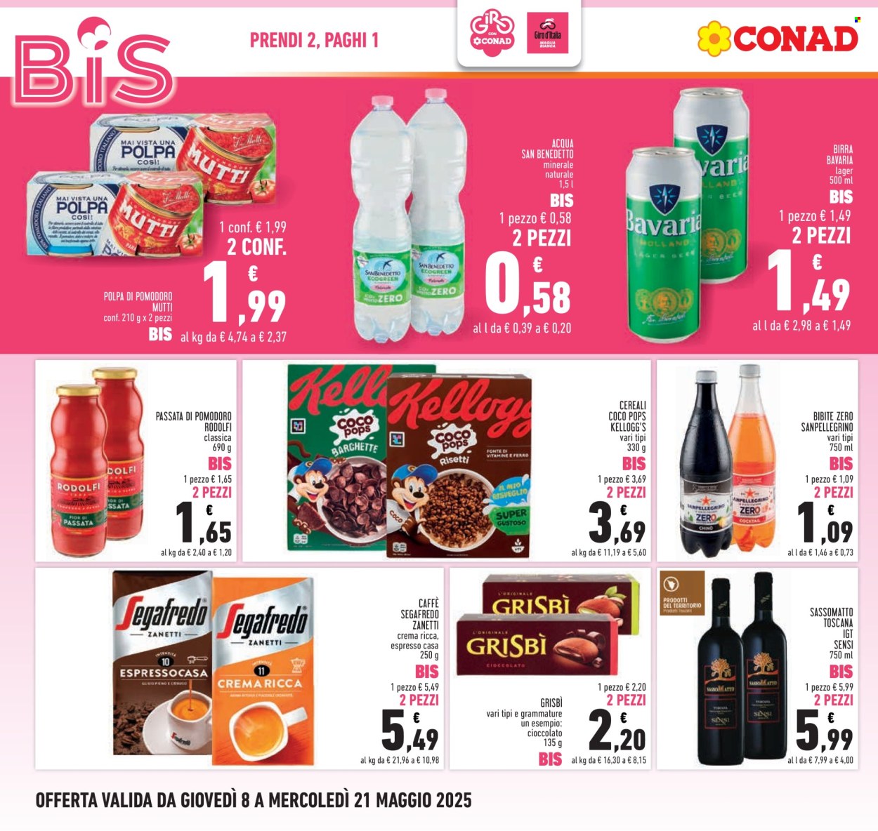 Volantino Conad - 8/5/2025 - 21/5/2025. Pagina 1