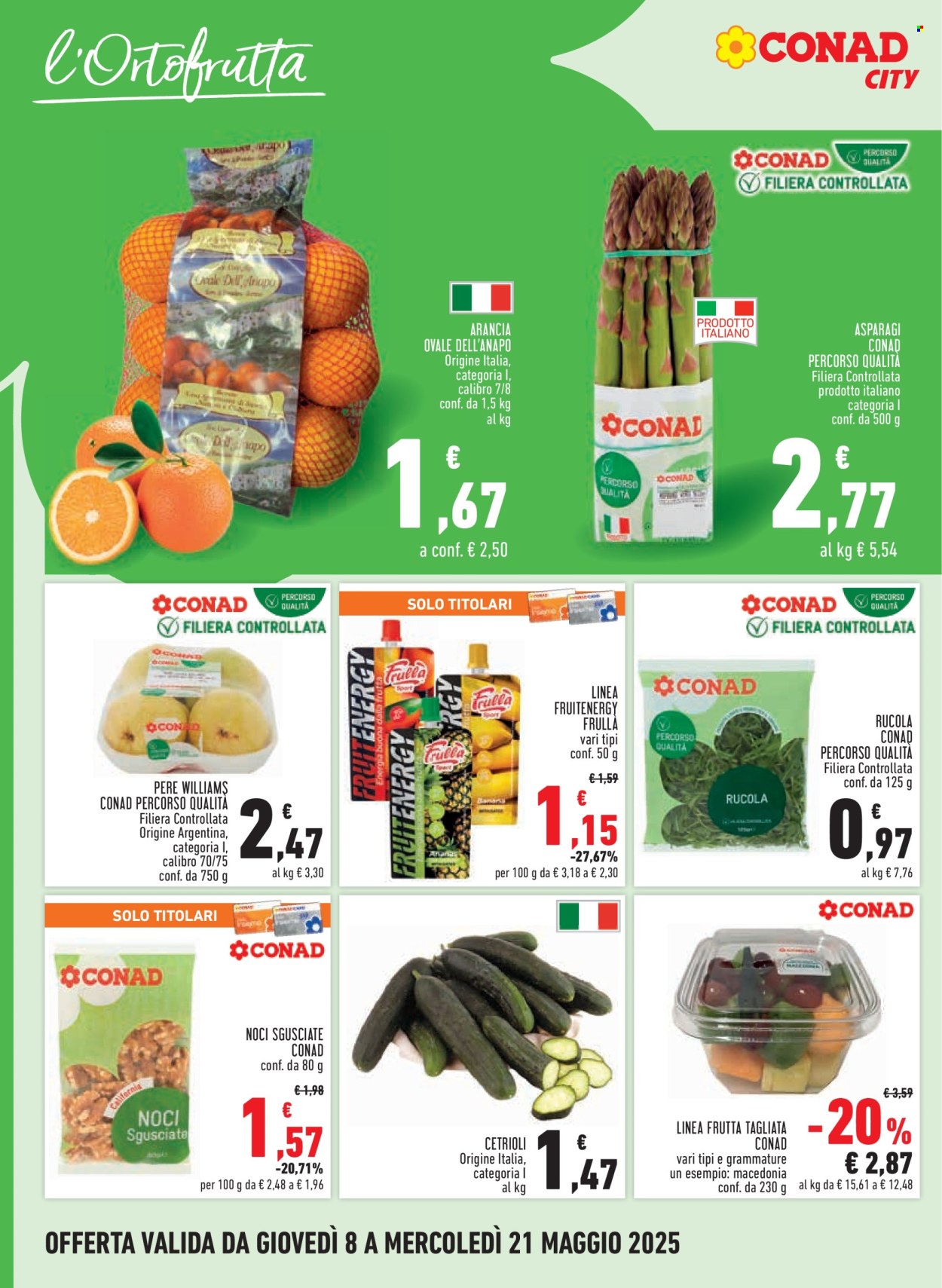 Volantino Conad - 8/5/2025 - 21/5/2025. Pagina 1