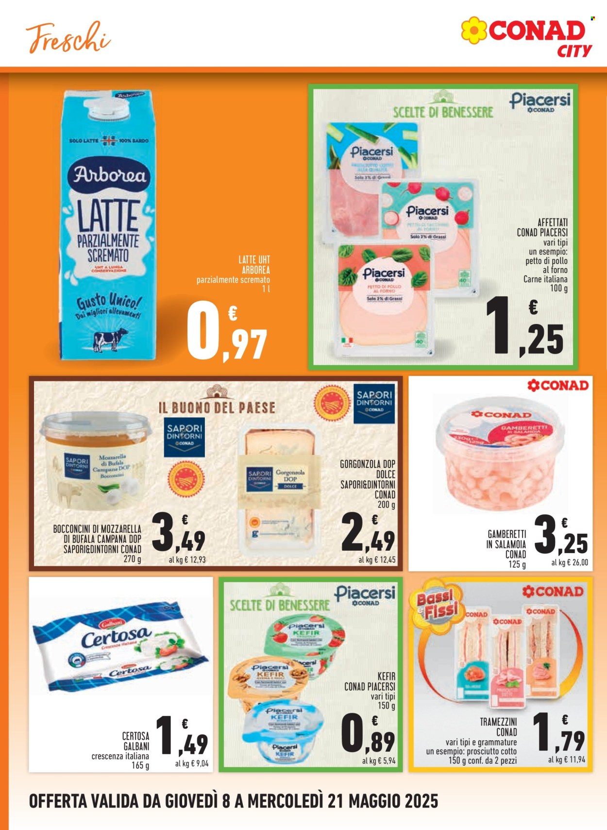Volantino Conad - 8/5/2025 - 21/5/2025. Pagina 1