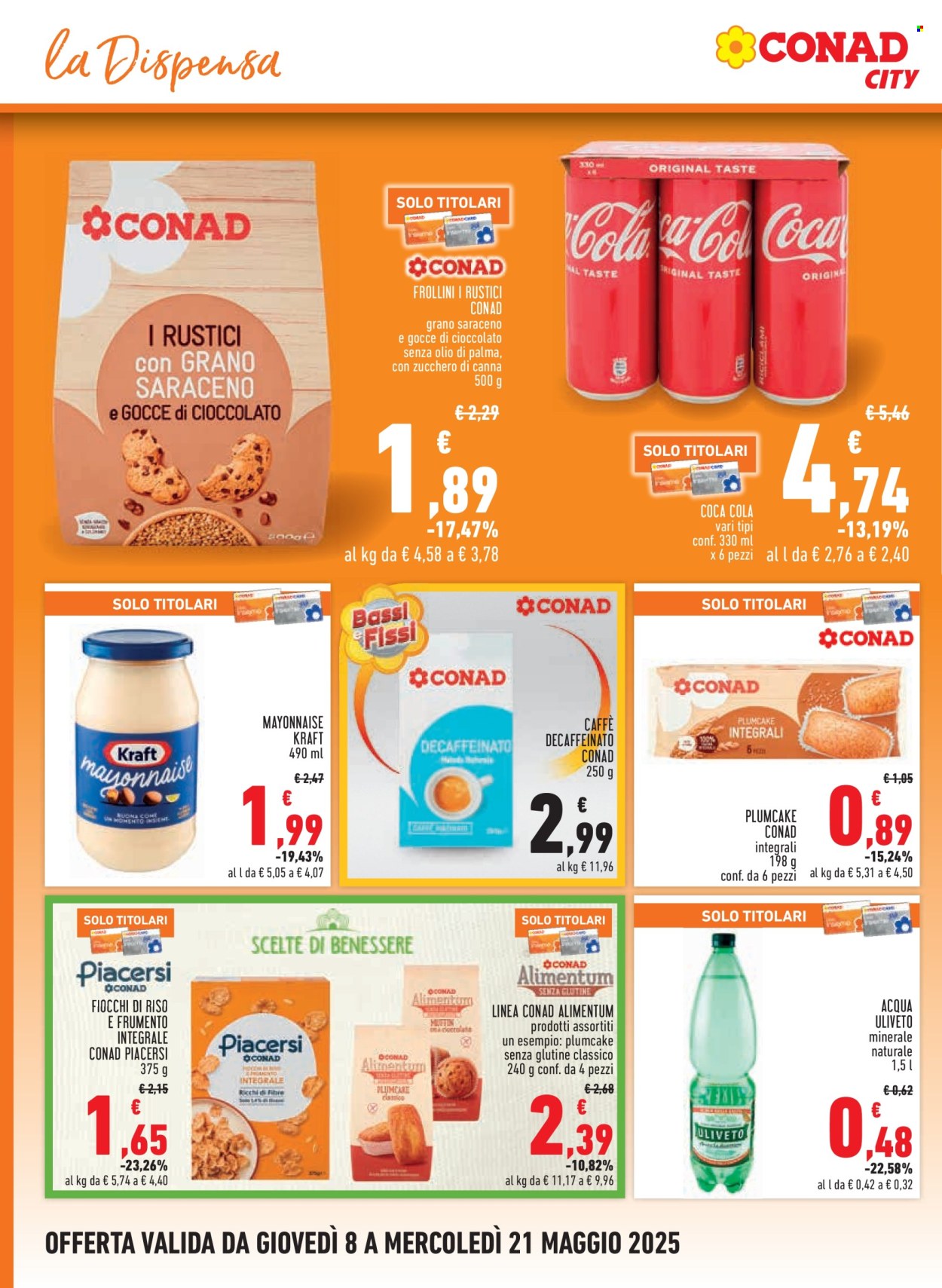 Volantino Conad - 8/5/2025 - 21/5/2025. Pagina 1