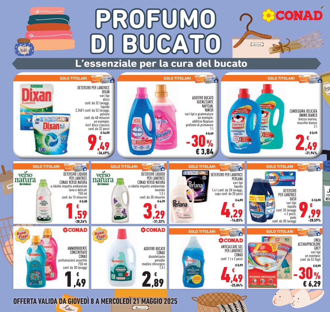 Volantino Conad - 8/5/2025 - 21/5/2025. Pagina 1