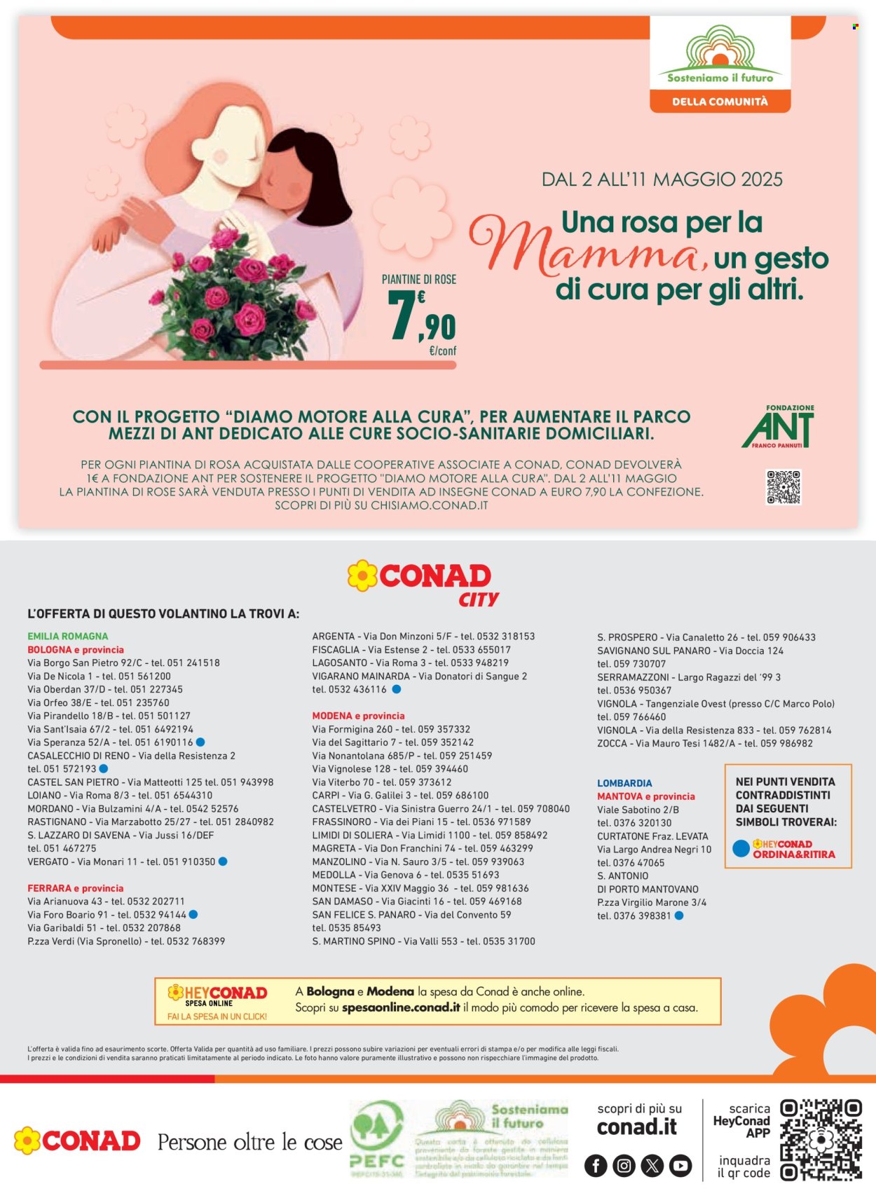 Volantino Conad - 8/5/2025 - 21/5/2025. Pagina 1