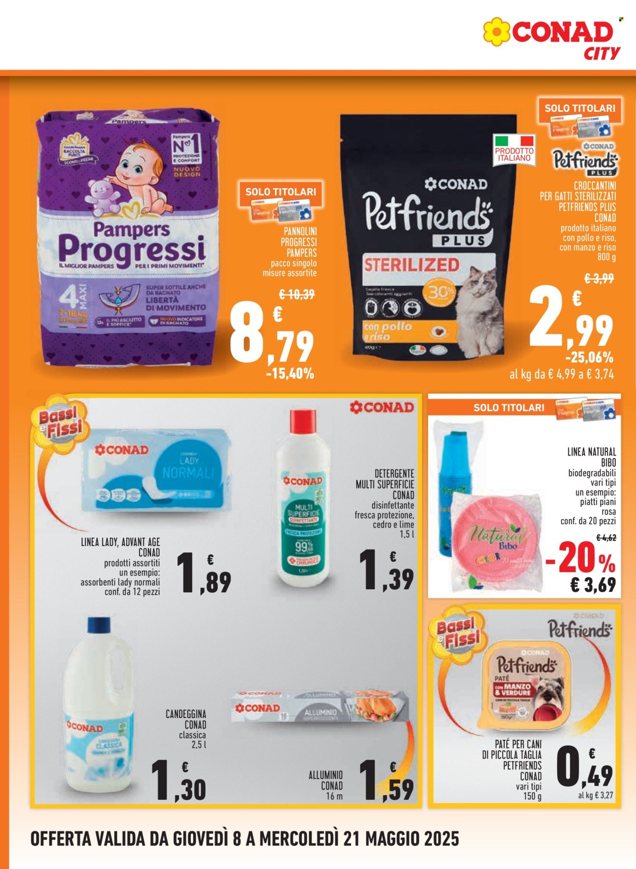 Volantino Conad - 8/5/2025 - 21/5/2025. Pagina 1