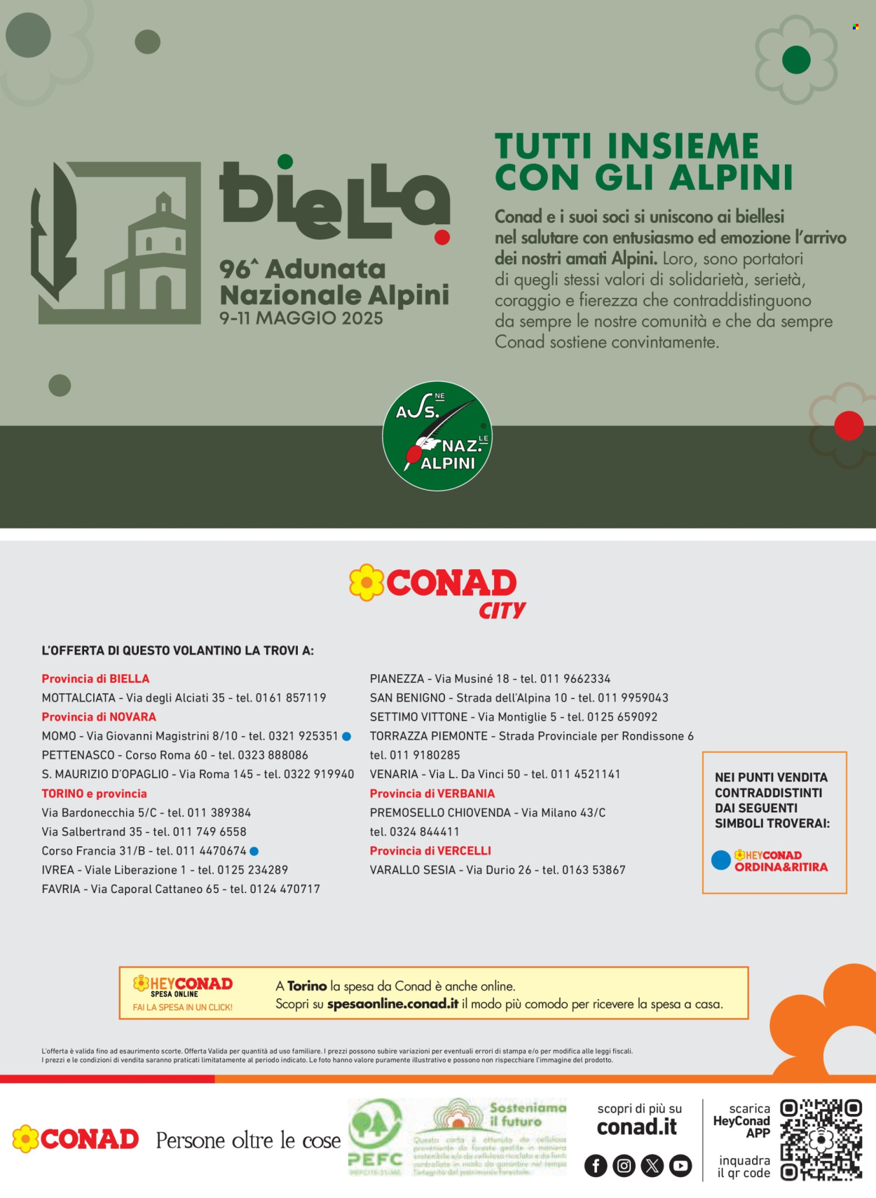 Volantino Conad - 8/5/2025 - 21/5/2025. Pagina 1