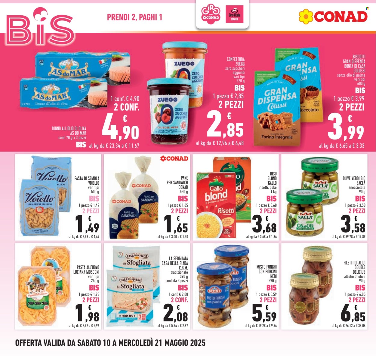 Volantino Conad - 10/5/2025 - 21/5/2025. Pagina 1