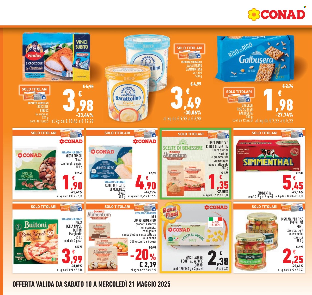 Volantino Conad - 10/5/2025 - 21/5/2025. Pagina 1