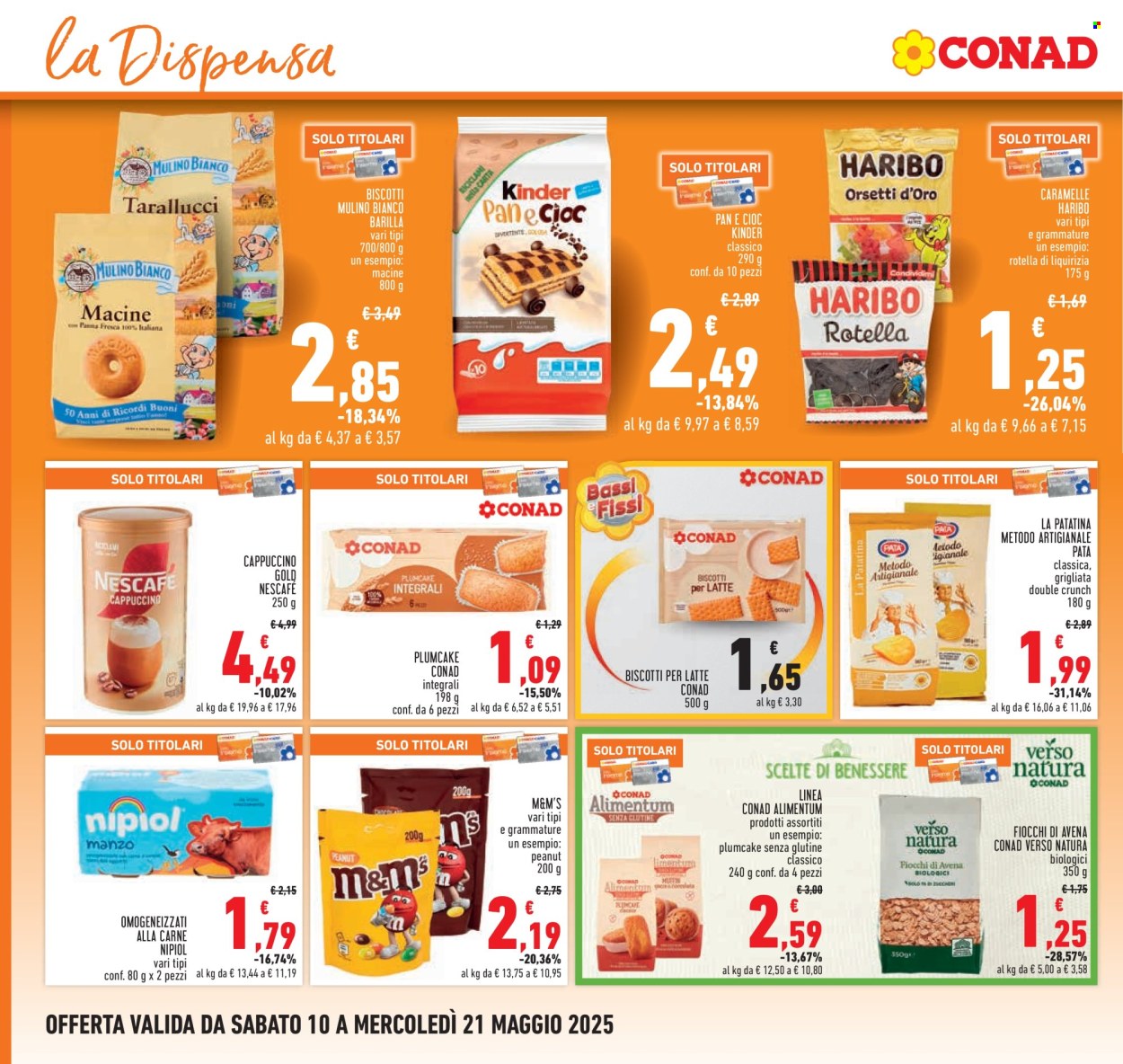 Volantino Conad - 10/5/2025 - 21/5/2025. Pagina 1