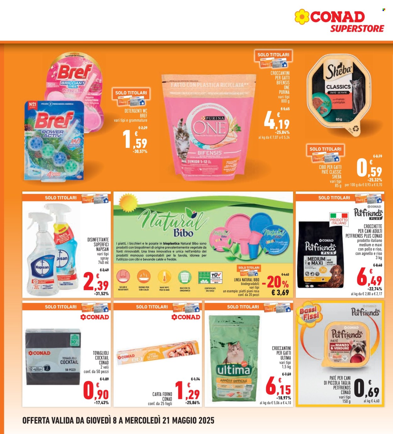 Volantino Conad Superstore - 8/5/2025 - 21/5/2025. Pagina 1