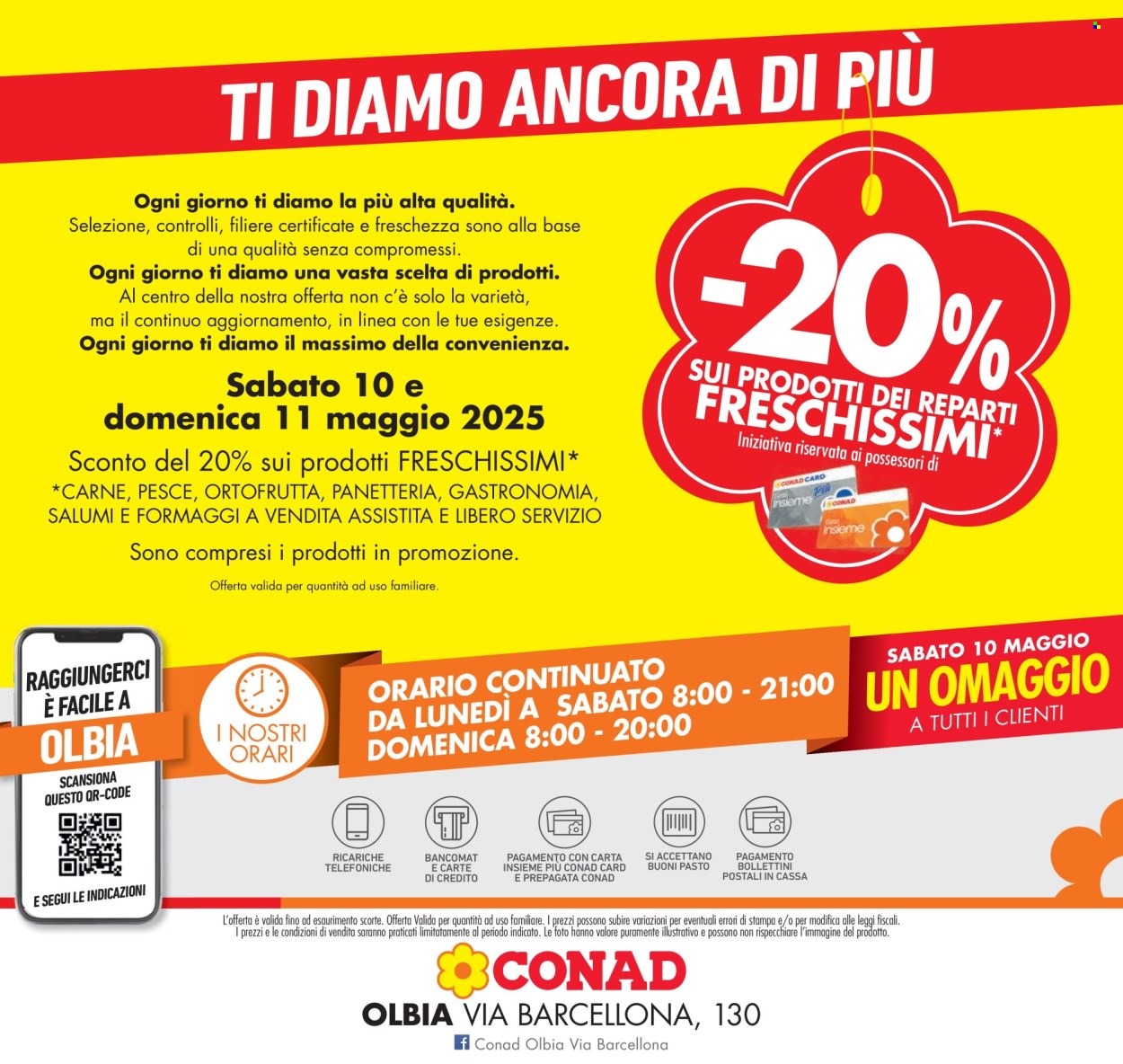 Volantino Conad - 10/5/2025 - 21/5/2025. Pagina 1