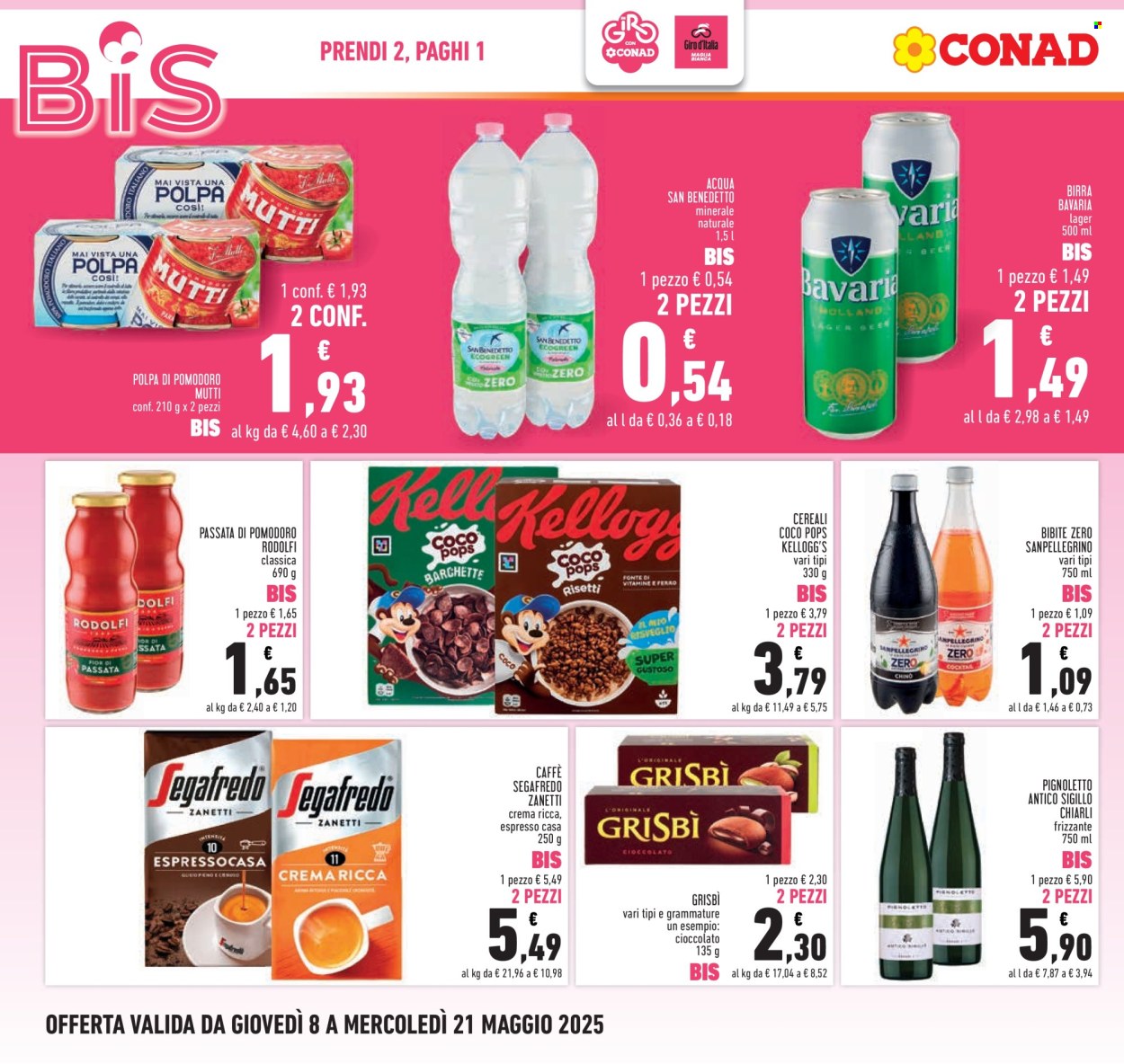 Volantino Conad - 8/5/2025 - 21/5/2025. Pagina 1
