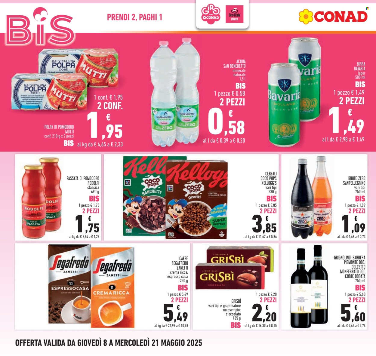 Volantino Conad - 8/5/2025 - 21/5/2025. Pagina 1