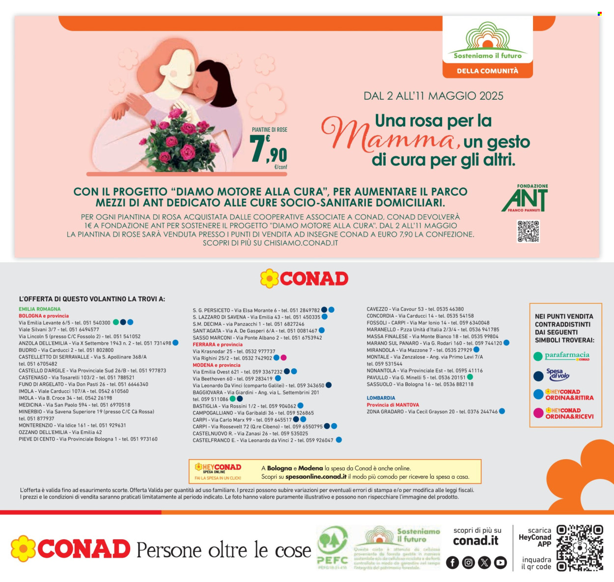 Volantino Conad - 8/5/2025 - 21/5/2025. Pagina 1