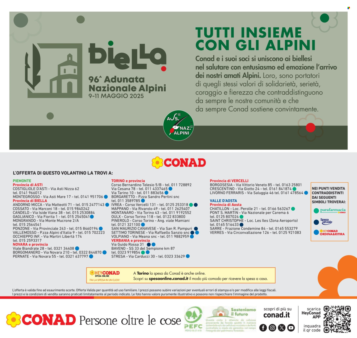 Volantino Conad - 8/5/2025 - 21/5/2025. Pagina 1