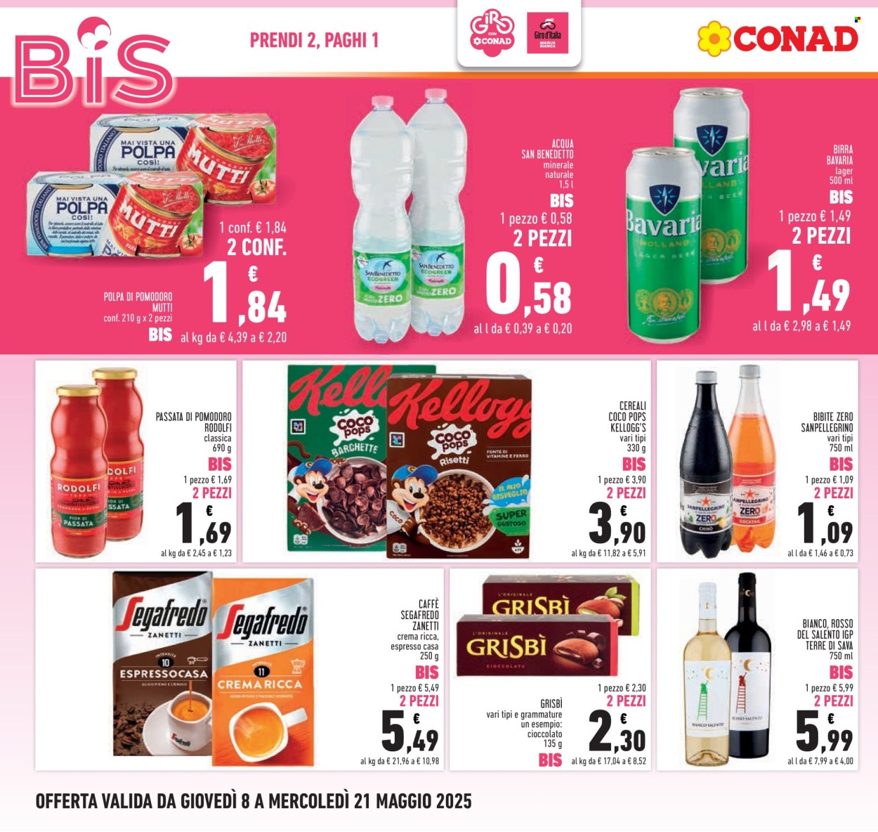Volantino Conad - 8/5/2025 - 21/5/2025. Pagina 1