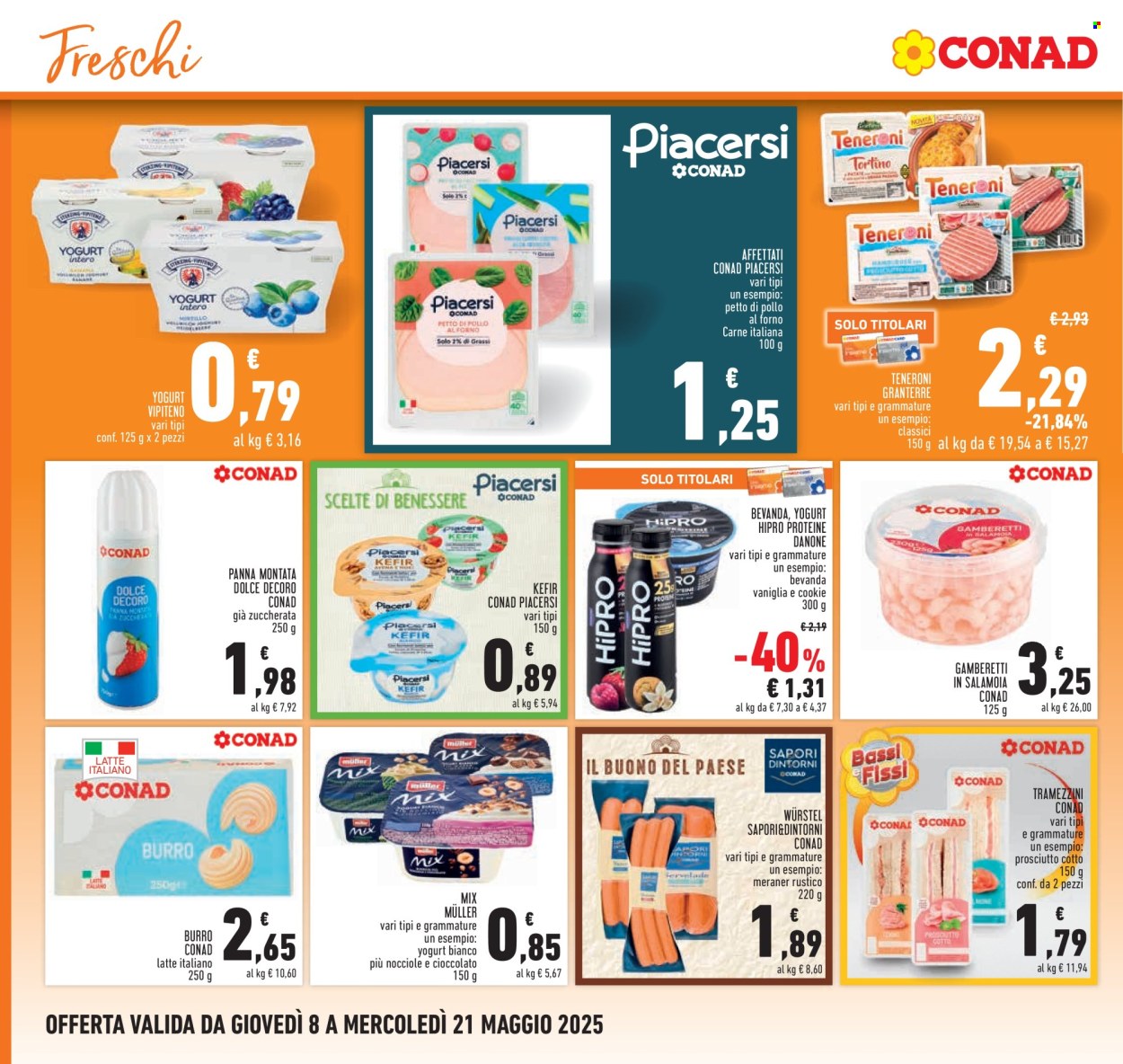 Volantino Conad - 8/5/2025 - 21/5/2025. Pagina 1