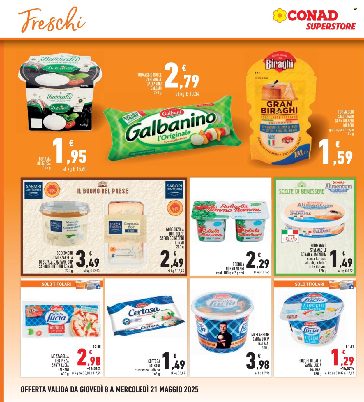 Volantino Conad - 8/5/2025 - 21/5/2025. Pagina 1