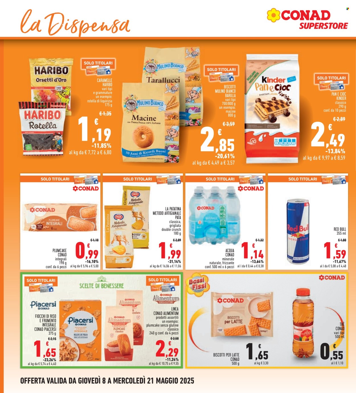 Volantino Conad - 8/5/2025 - 21/5/2025. Pagina 1