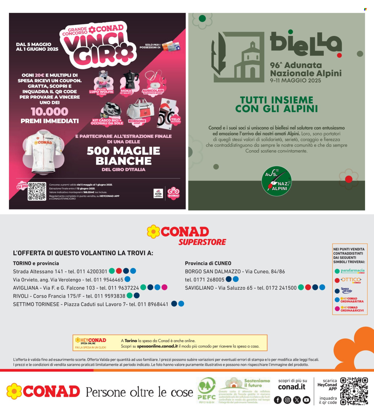 Volantino Conad - 8/5/2025 - 21/5/2025. Pagina 1