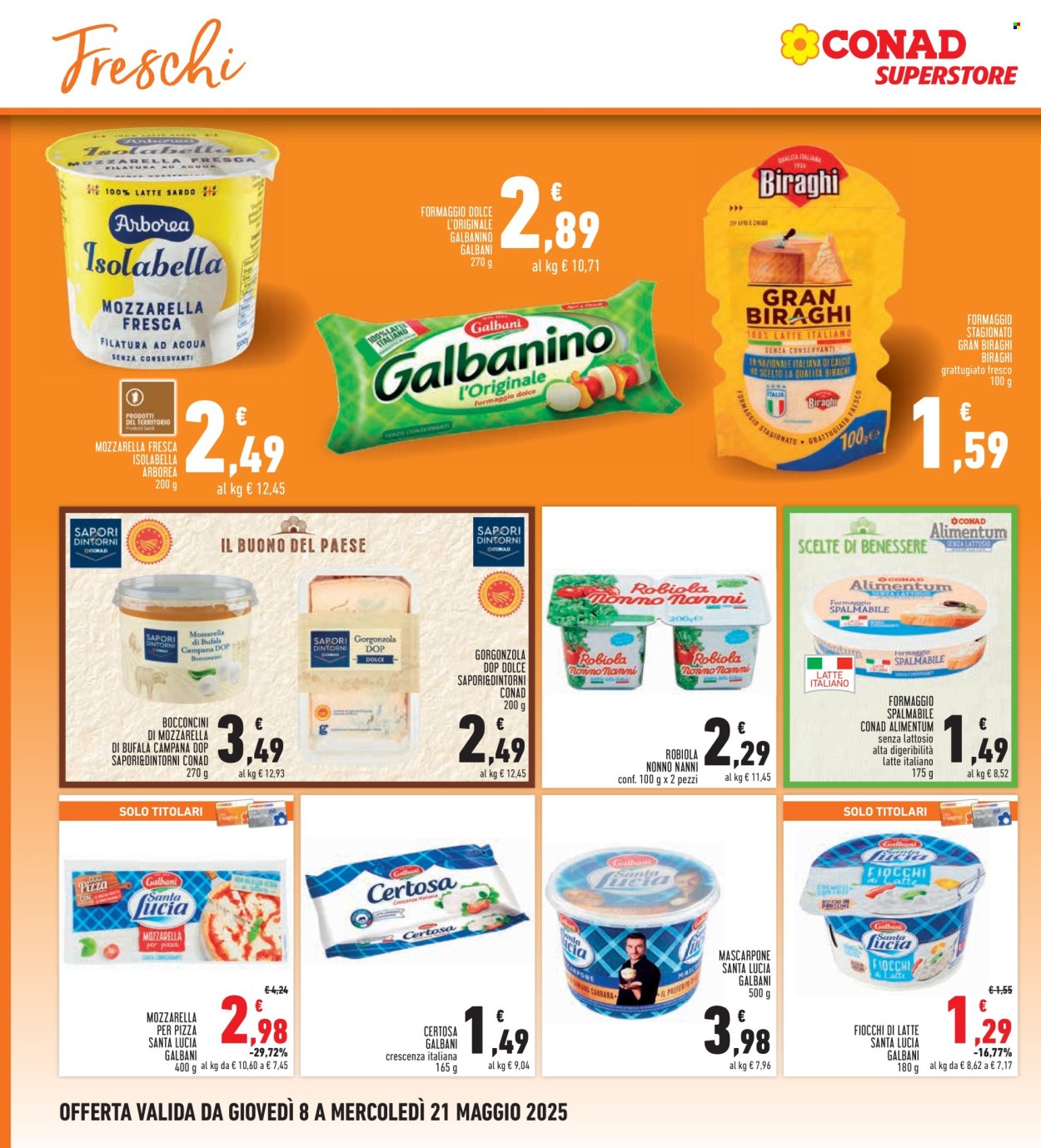 Volantino Conad - 8/5/2025 - 21/5/2025. Pagina 1