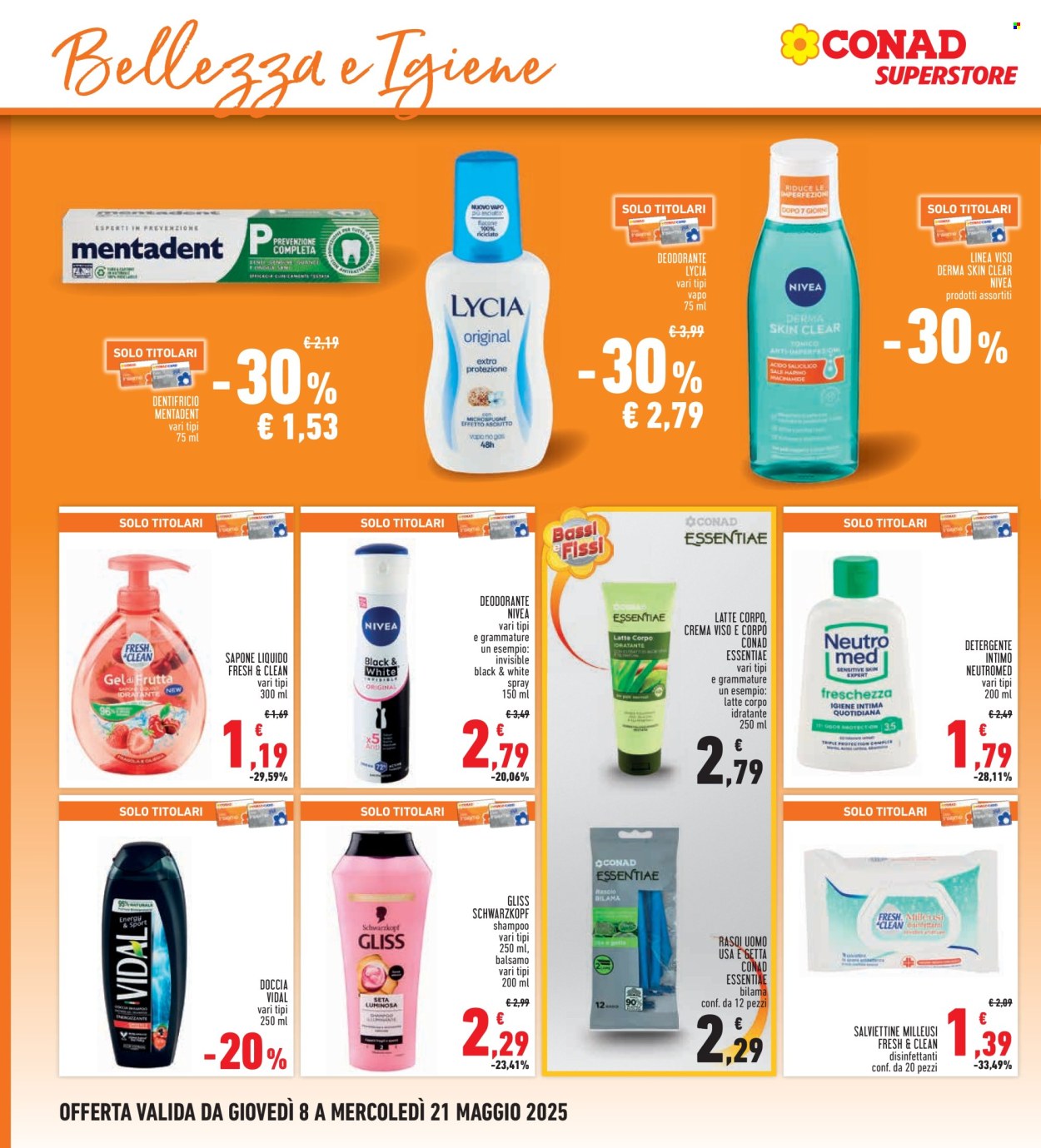 Volantino Conad - 8/5/2025 - 21/5/2025. Pagina 1
