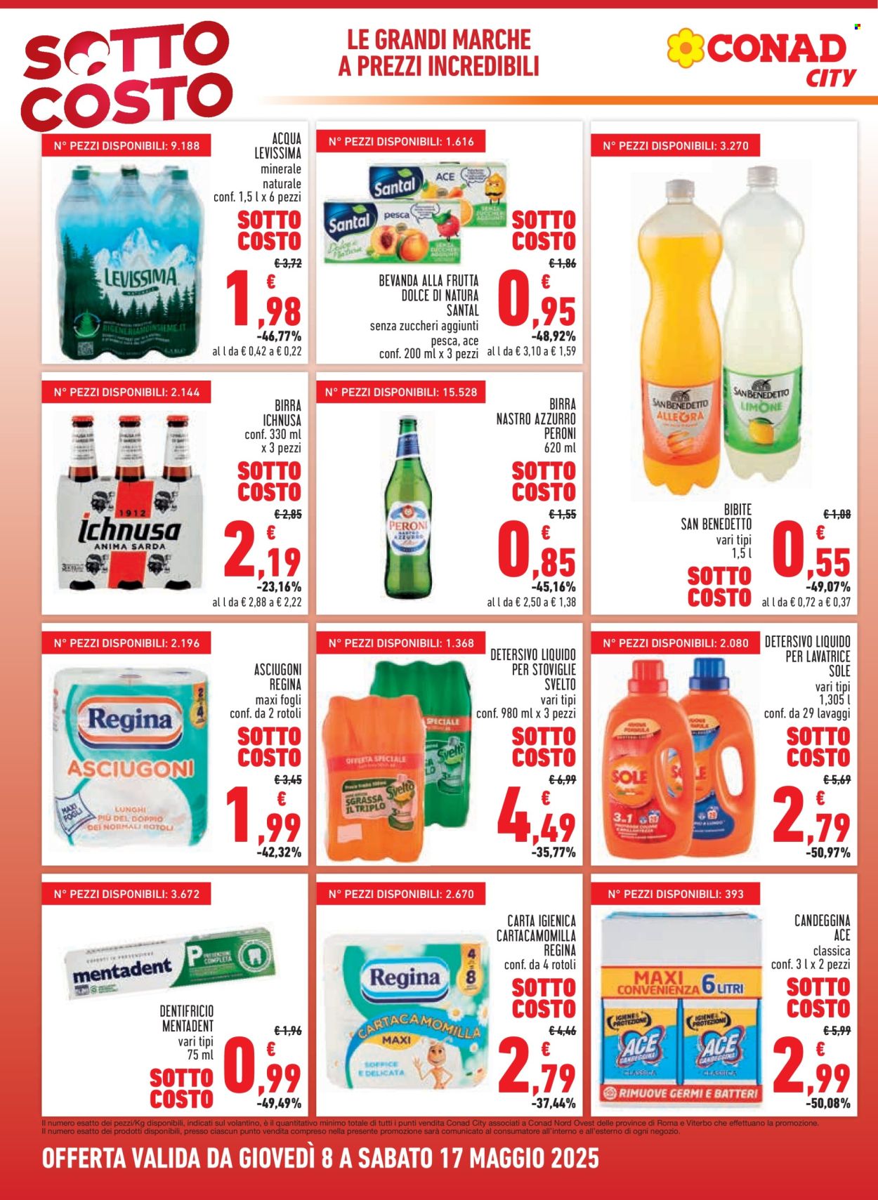 Volantino Conad - 8/5/2025 - 17/5/2025. Pagina 1