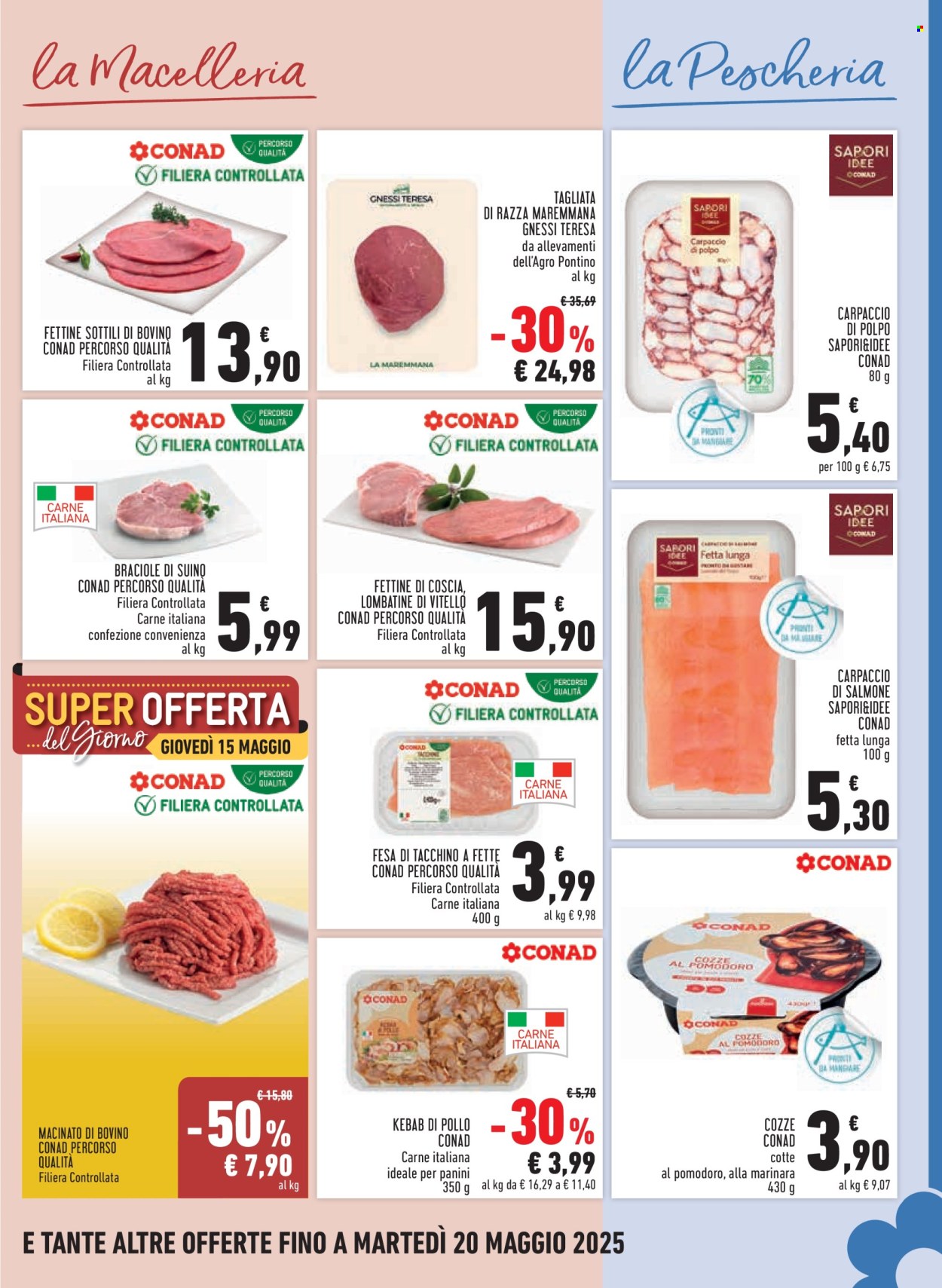Volantino Conad - 8/5/2025 - 17/5/2025. Pagina 1