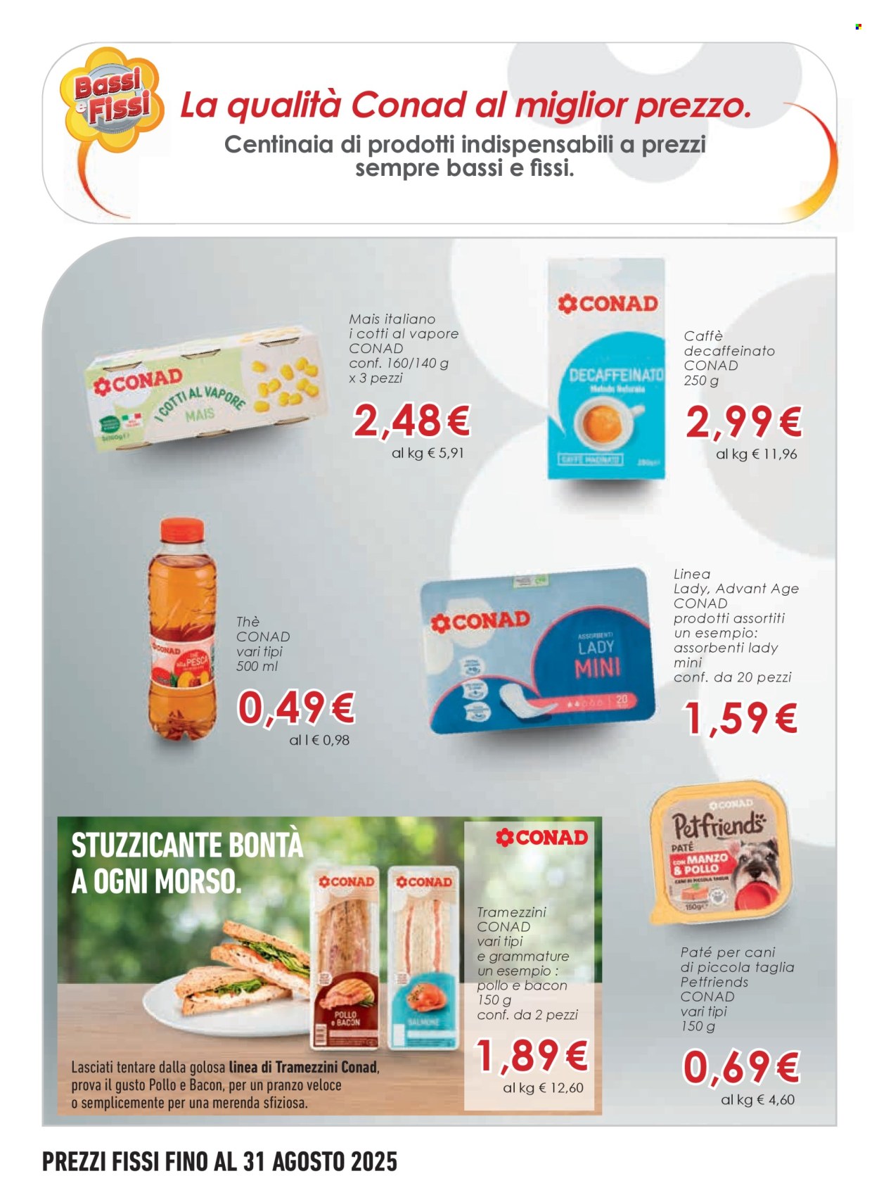 Volantino Conad - 8/5/2025 - 17/5/2025. Pagina 1