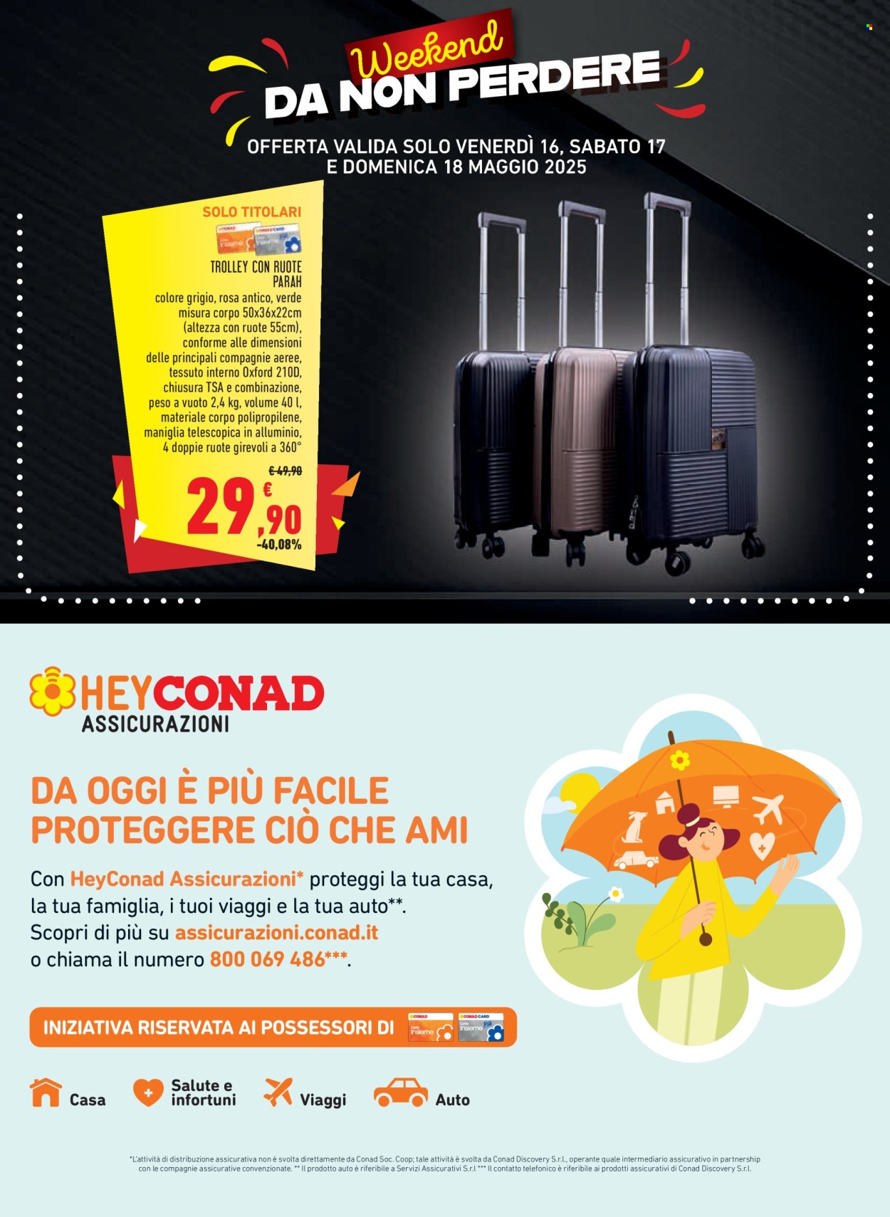 Volantino Conad - 8/5/2025 - 17/5/2025. Pagina 1