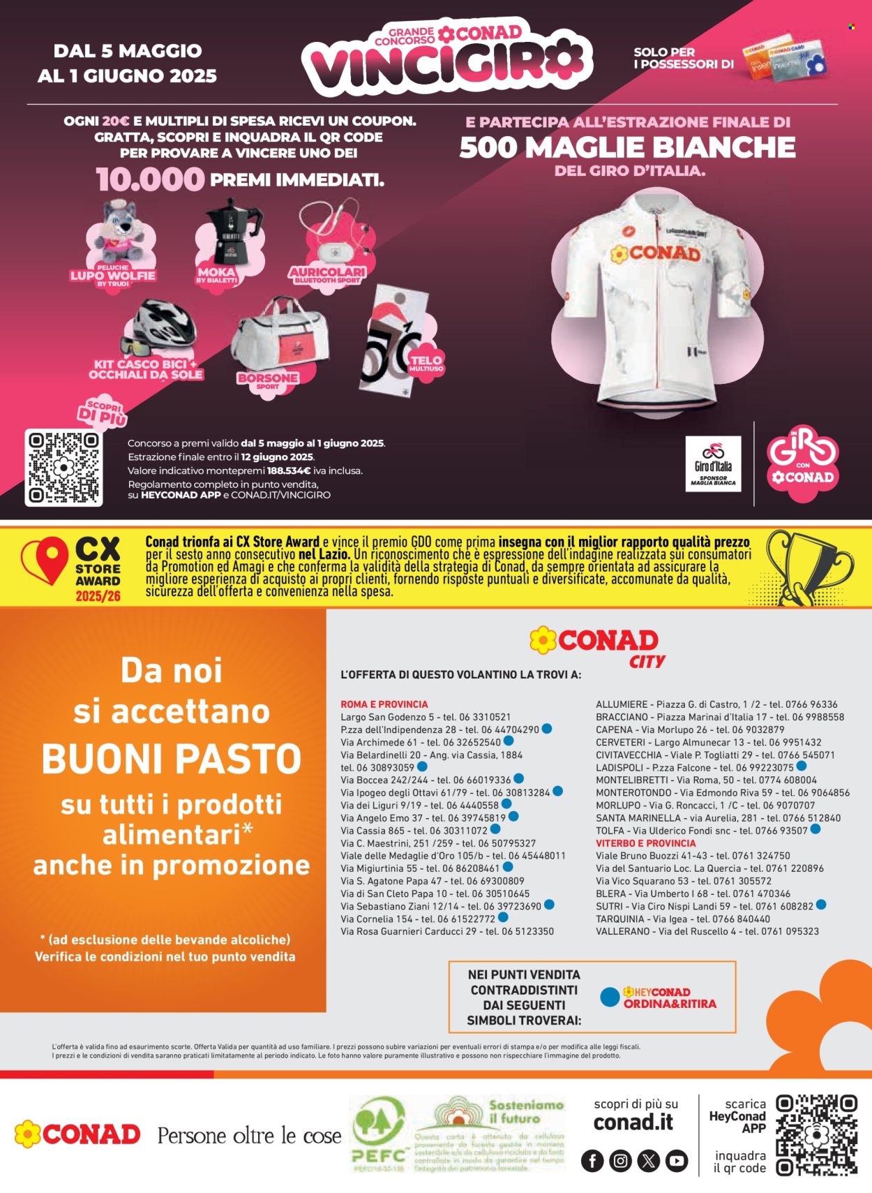 Volantino Conad - 8/5/2025 - 17/5/2025. Pagina 1